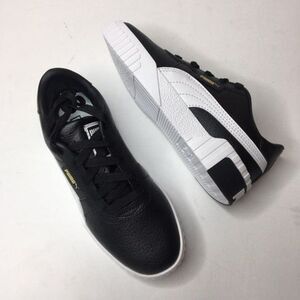 Puma Cali Black Team Gold Sneakers